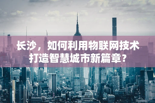 长沙，如何利用物联网技术打造智慧城市新篇章？