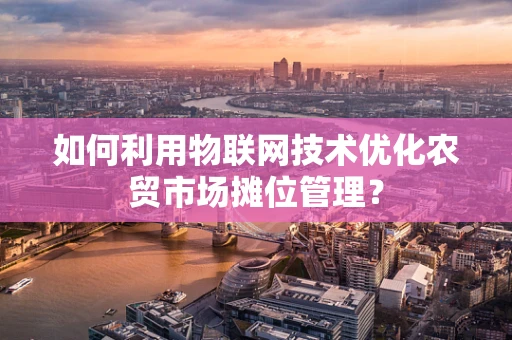 如何利用物联网技术优化农贸市场摊位管理？
