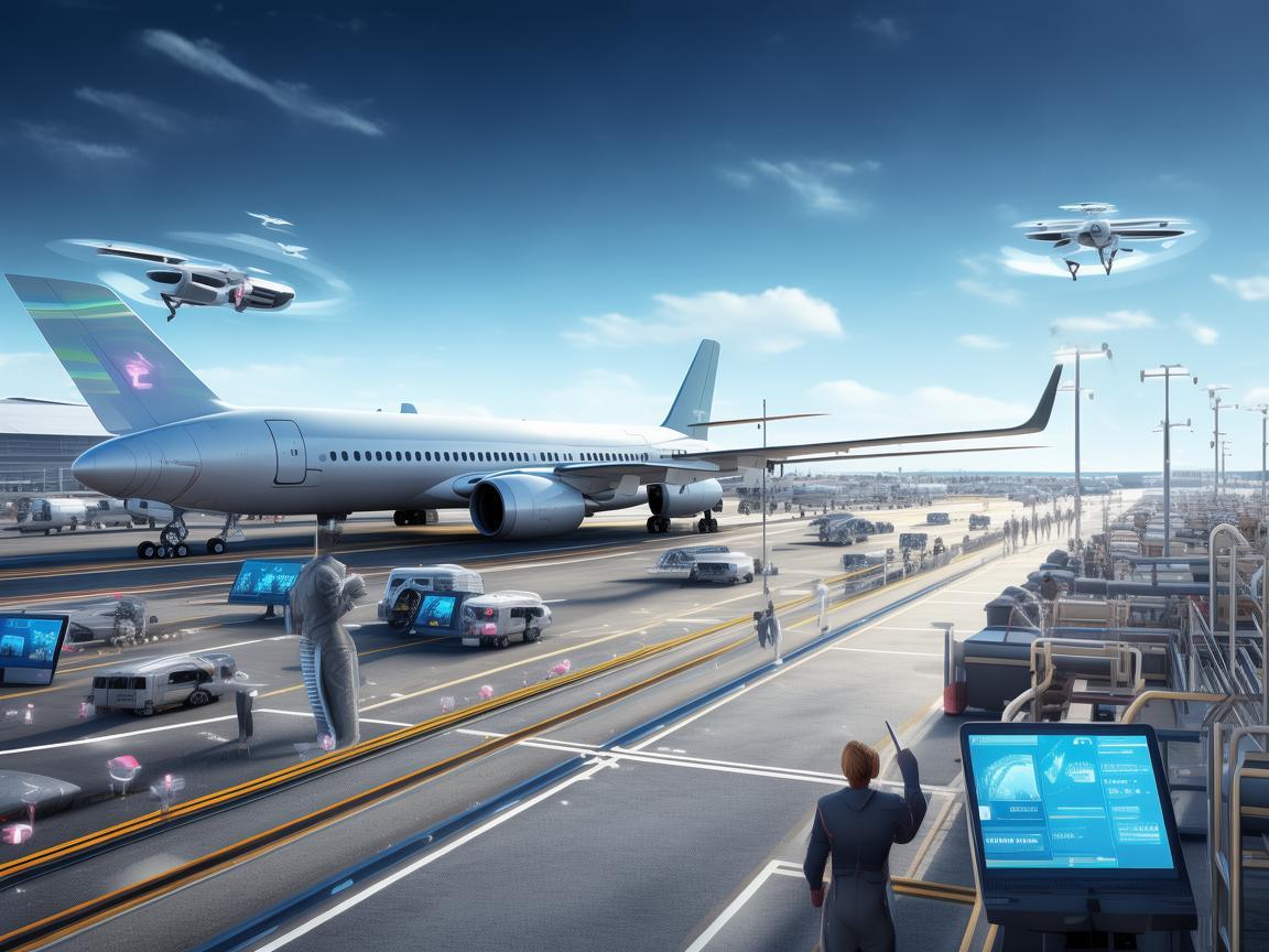 如何利用物联网技术优化飞机停机坪的运营效率？