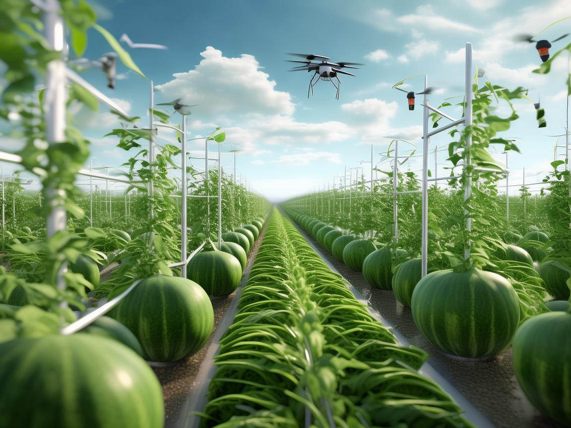 智能农业下的香瓜种植,如何利用物联网技术提升其生长环境?