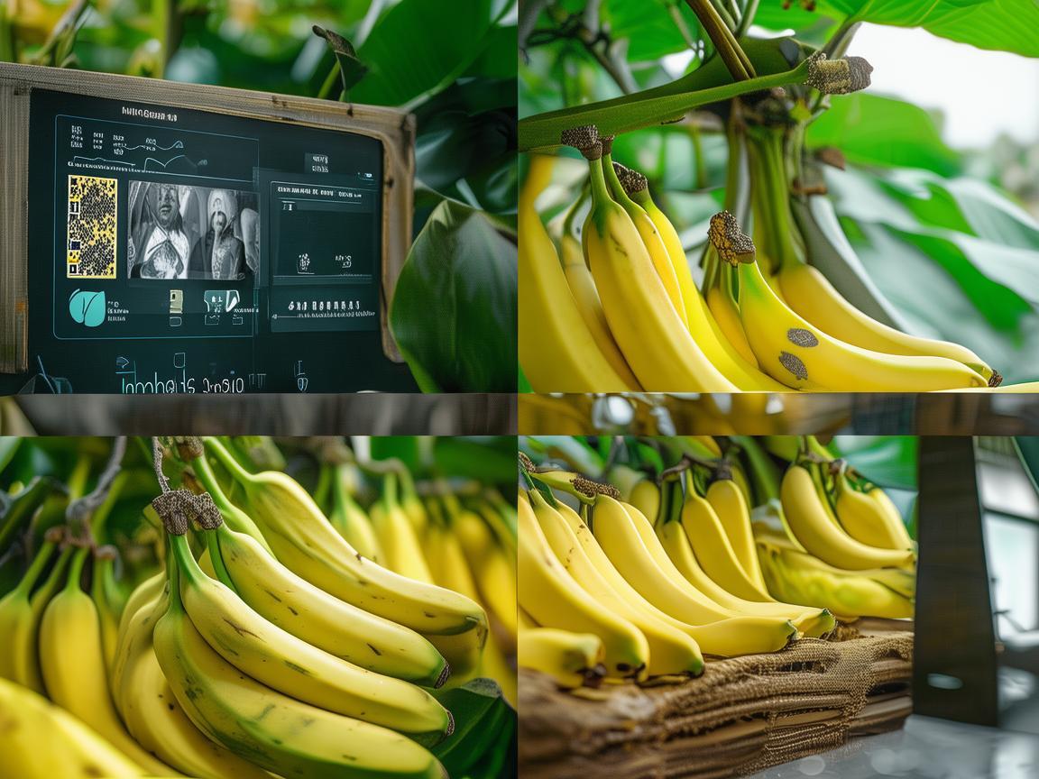 香蕉的智能物联网追踪，从田间到餐桌的全程监控