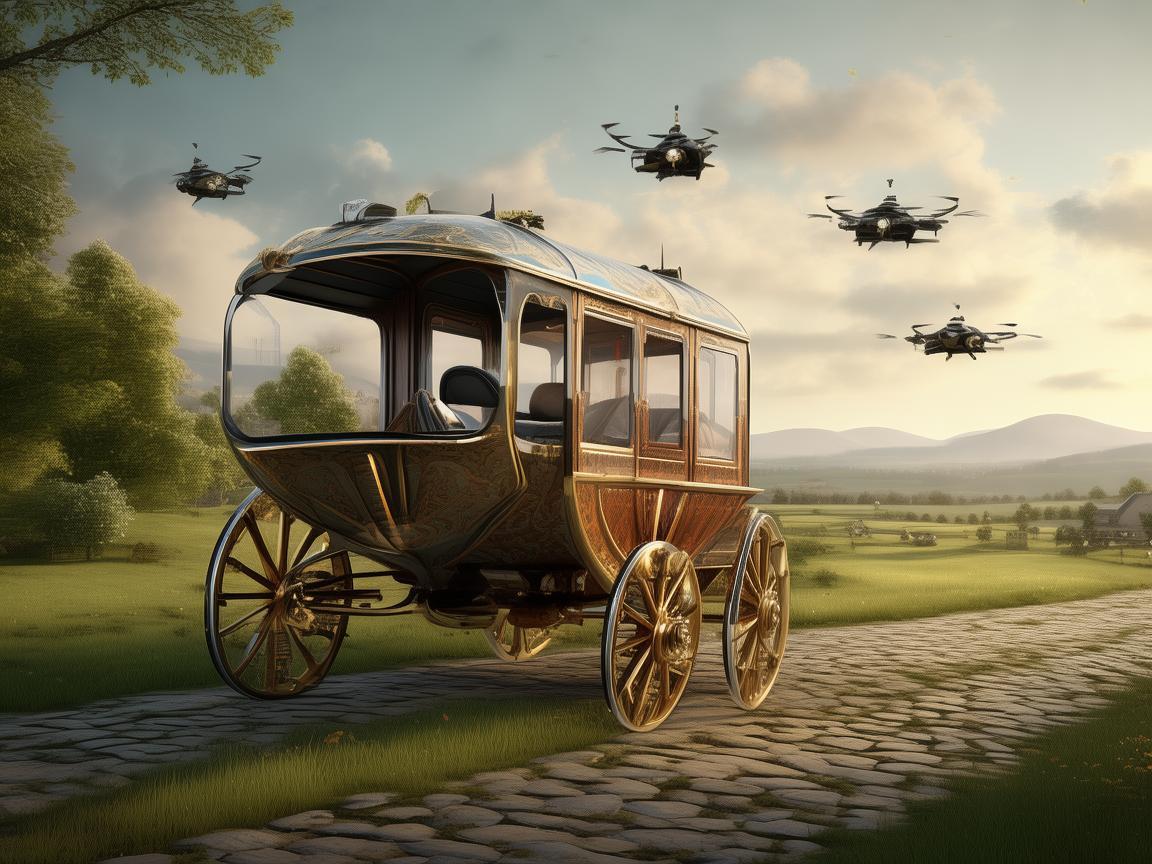 马车在物联网时代，传统与未来的奇妙融合